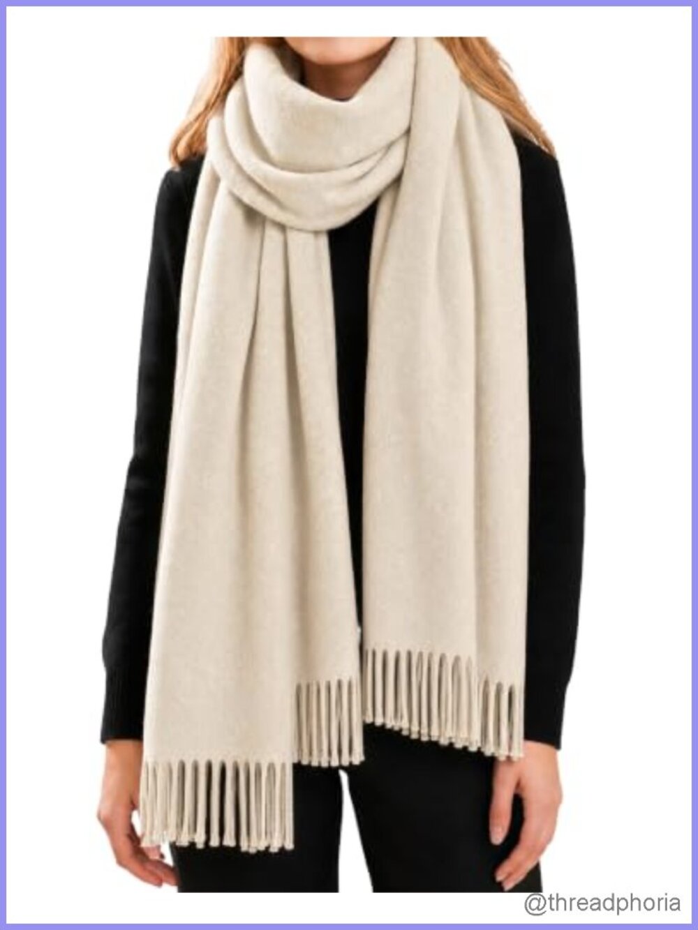 Womens Pashmina Shawl Wrap Silk Fringe Bridal Scarf